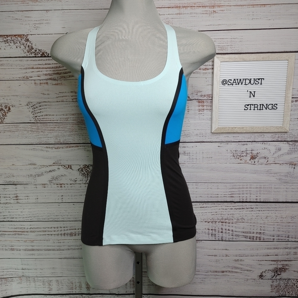 Lululemon Cool Racerback Colour Block Tank Size S - Picture 3 of 11